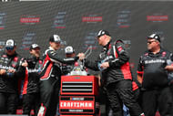 NASCAR Truck Series driver Corey Heim after winning the XPEL 225 at COTA. Source: Imagn